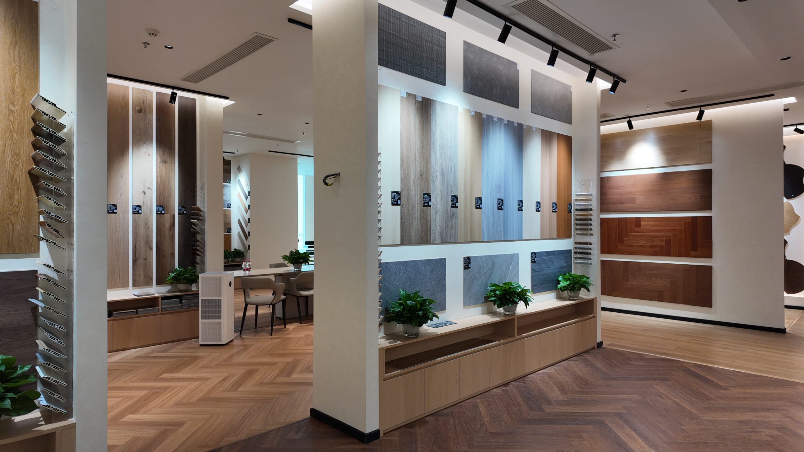 wooden flooring showroom